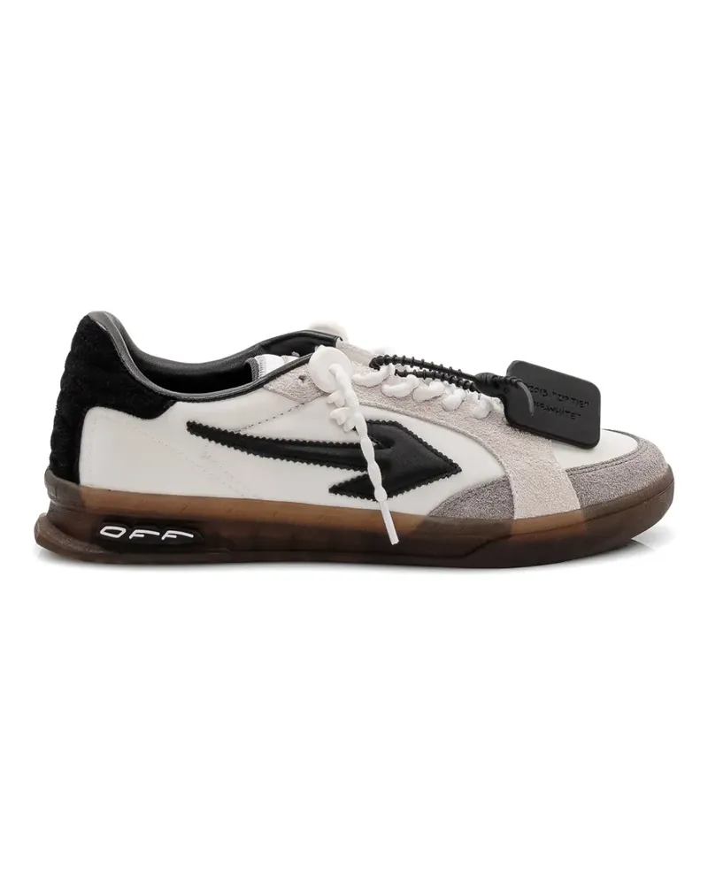 OFF-WHITE End of Play Arrow suede sneakers - Nude Nude