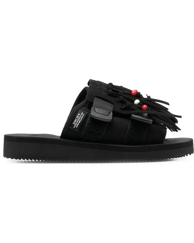 SUICOKE MOTO-Cab Sandalen - Schwarz Schwarz