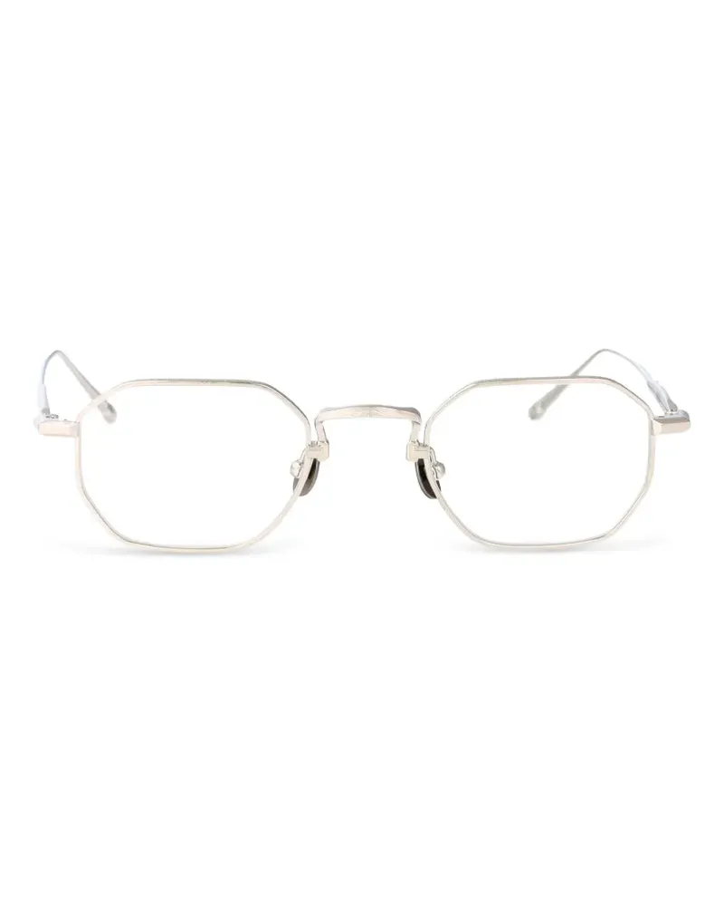 MATSUDA geometric-frame glasses - Silber Silber