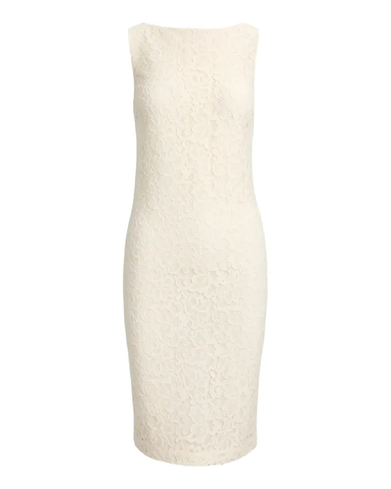 Ralph Lauren Midikleid aus Spitze - Nude Nude