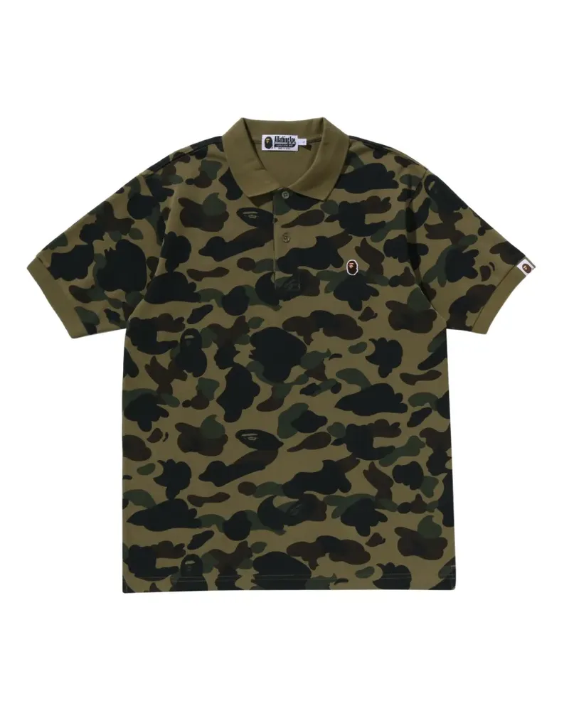 BAPE camouflage-print polo shirt - Grün Grün