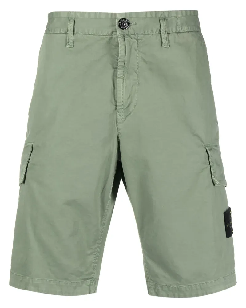 Stone Island Cargo-Shorts mit Kompass - Grün Grün