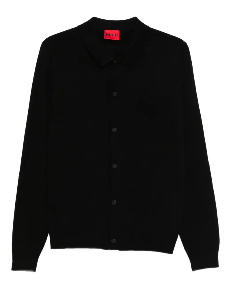 HUGO BOSS San Jordan Cardigan - Schwarz Schwarz