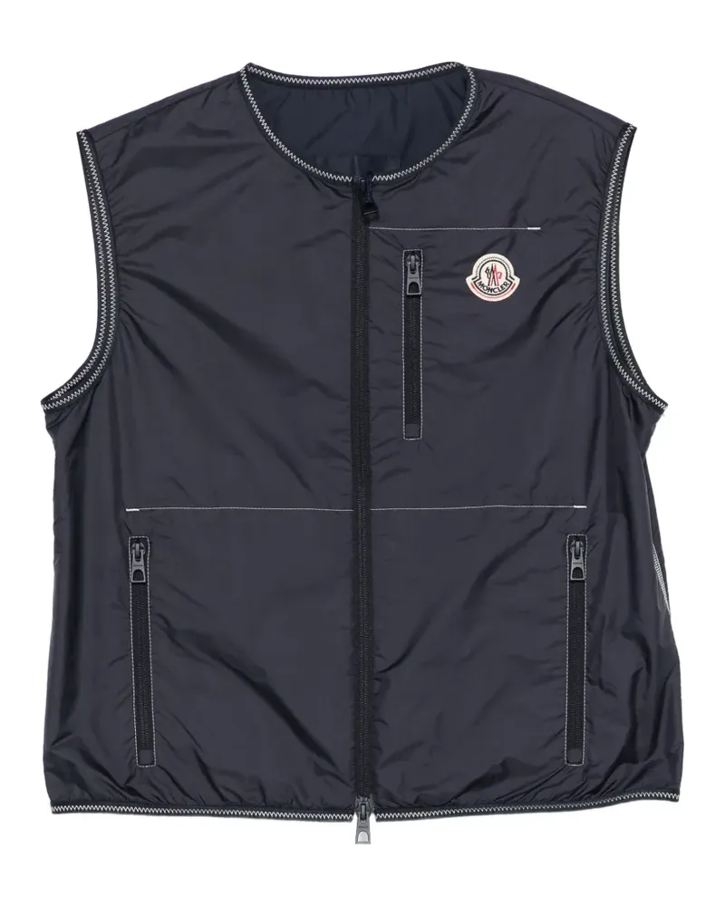 Moncler Alshain zip gilet - Blau Blau