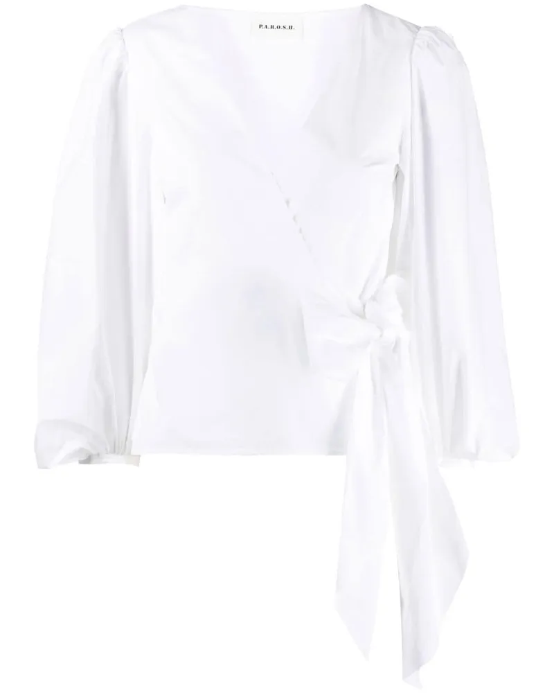 P.A.R.O.S.H. P.A.R.O H. Klassische Bluse - Weiß Weiß