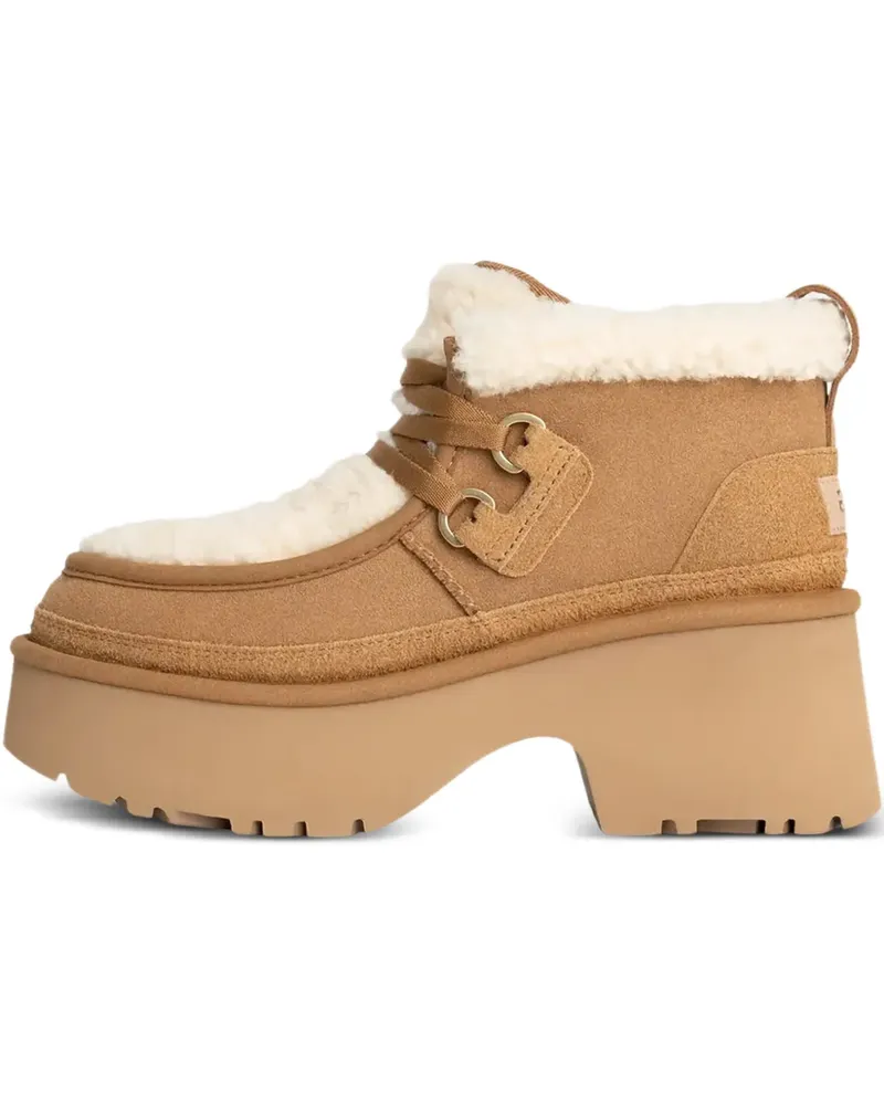 UGG New Heights Schnürstiefel mit Plateau - Braun Braun