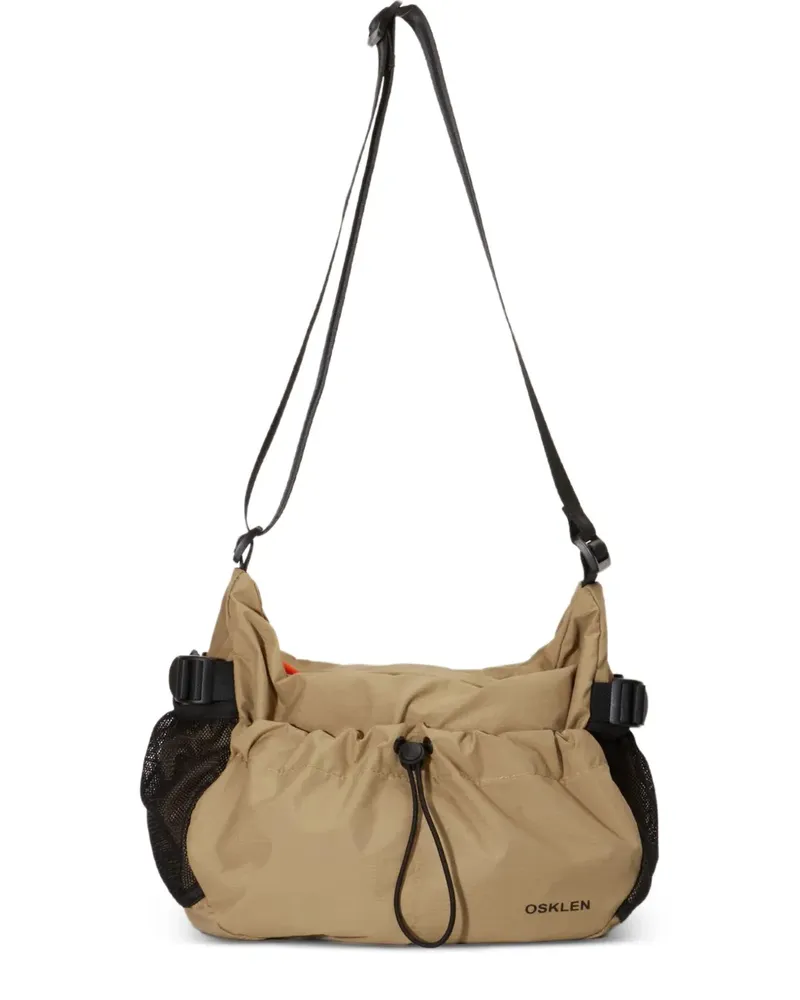 Osklen Split Schultertasche mit Kordelzug - Braun Braun