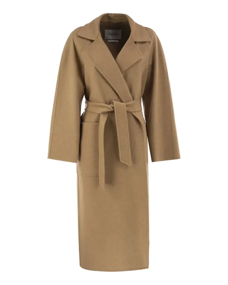 Max Mara Langer Camel Morgenmantel - Nude Nude