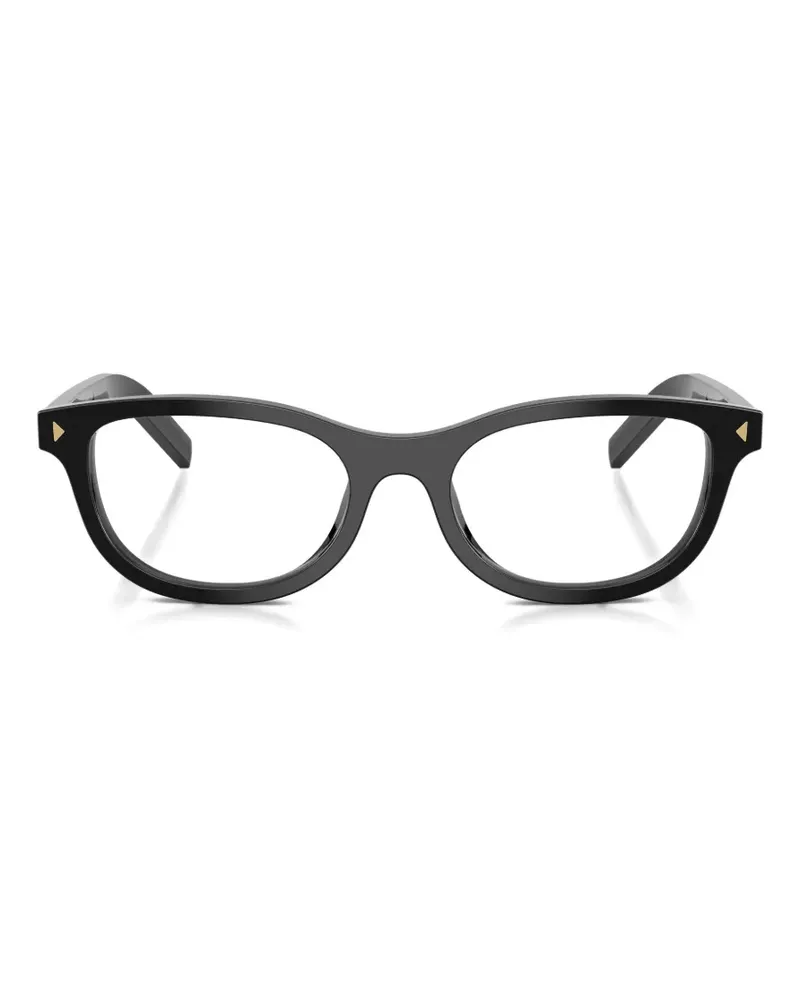 Prada round-frame glasses - Schwarz Schwarz