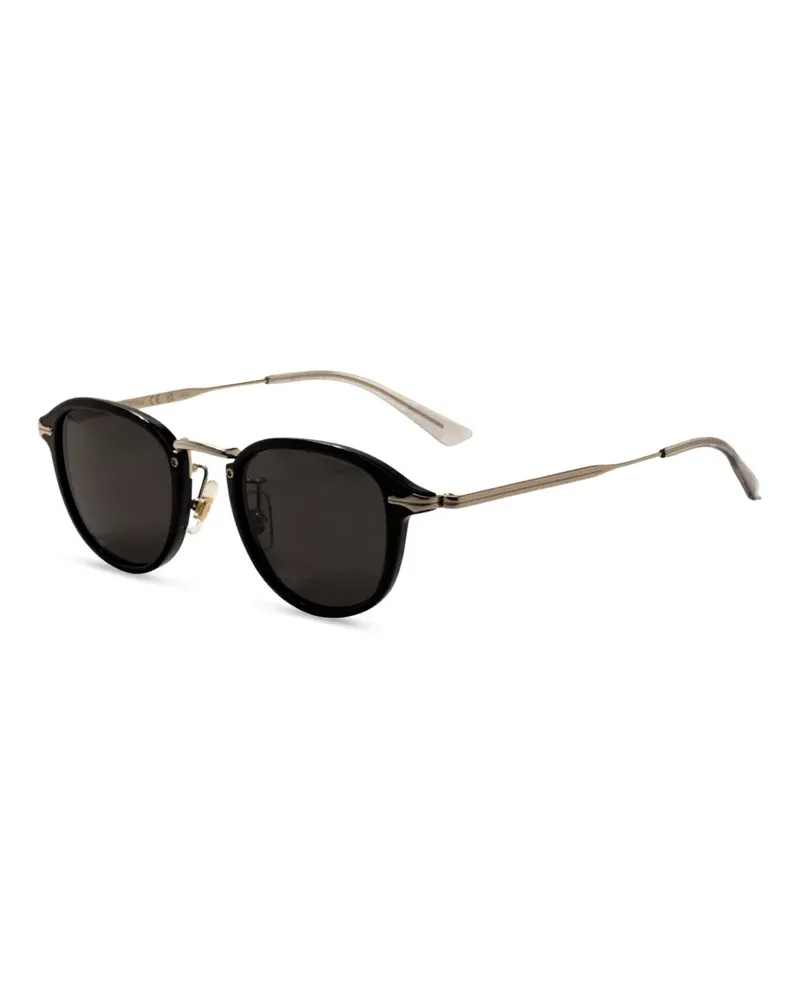 Montblanc Sonnenbrille mit rundem Gestell - Gold Gold