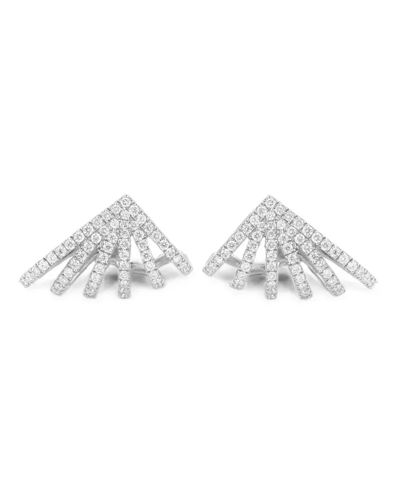 Dana Rebecca Designs Sarah Leah Ohrstecker mit Diamanten - Silber Silber