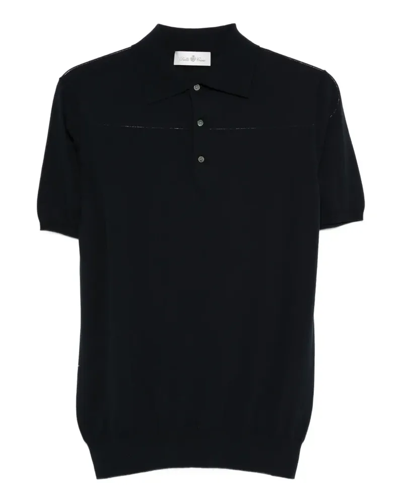 Della Ciana short-sleeve polo shirt - Blau Blau