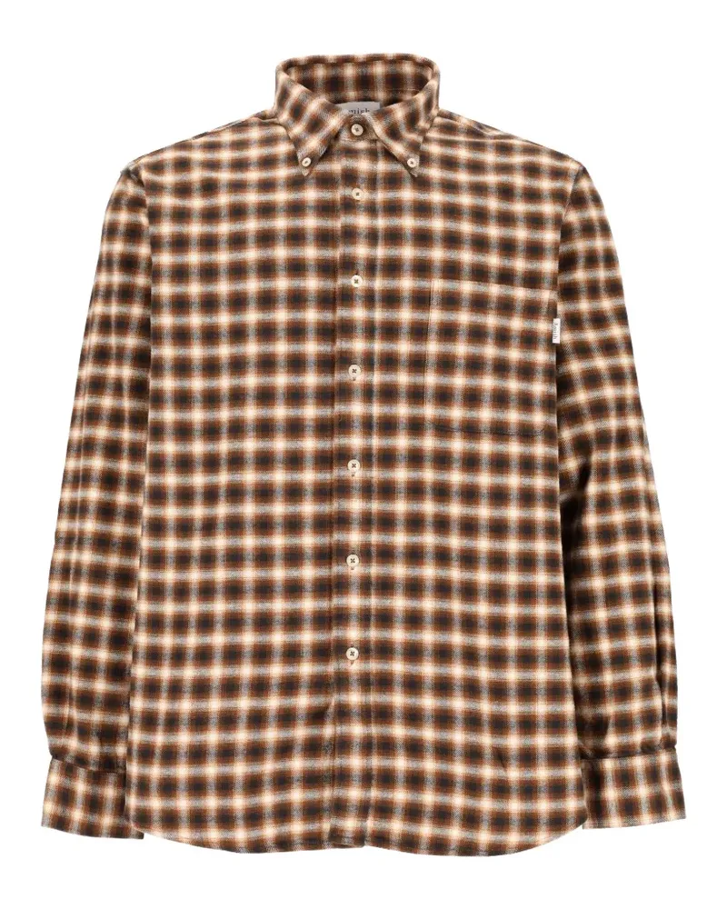 Amish check-pattern button-down shirt - Braun Braun