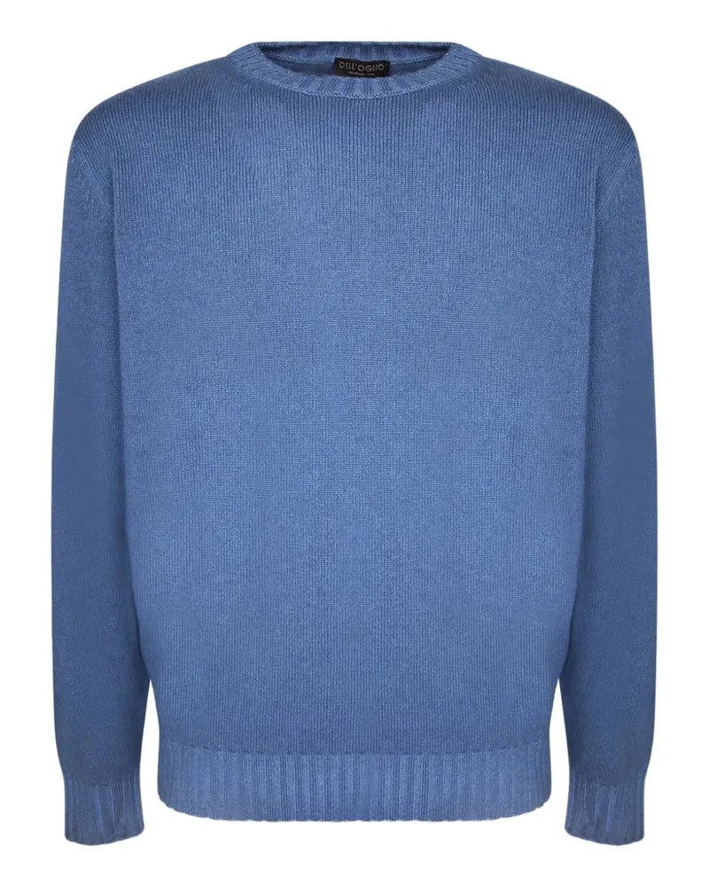 Dell'oglio Pullover mit gerippten Details - Blau Blau