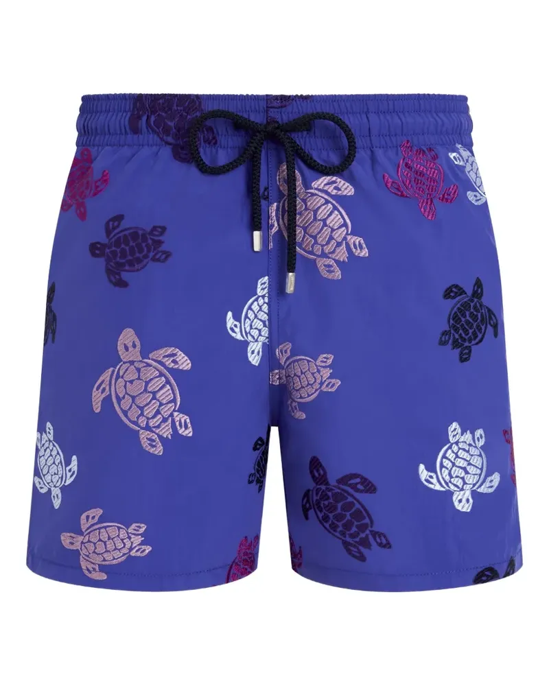Vilebrequin embroidered turtle swim shorts - Blau Blau