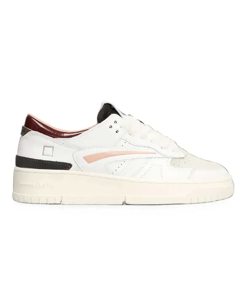 D.A.T.E. Torneo Sneakers mit Einsätzen - Weiß Weiß
