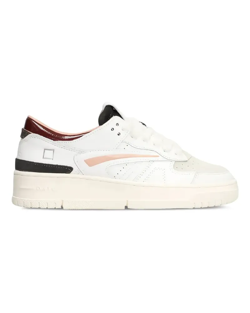 D.A.T.E. Torneo Sneakers mit Einsätzen - Weiß Weiß