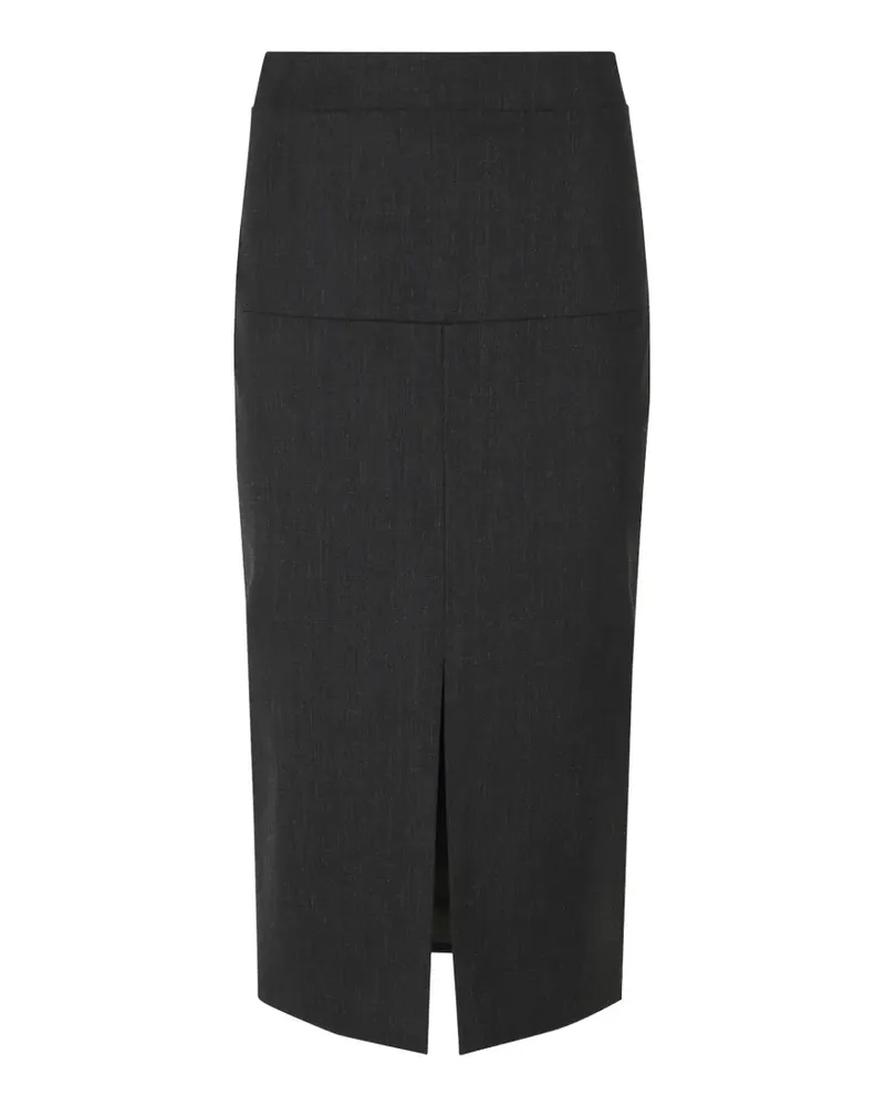 Federica Tosi front-slit pencil midi skirt - Grau Grau