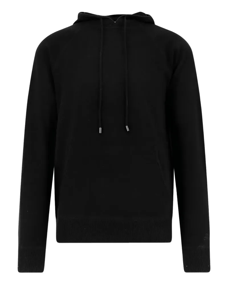 MC2 Saint Barth Hoodie aus Wolle - Schwarz Schwarz