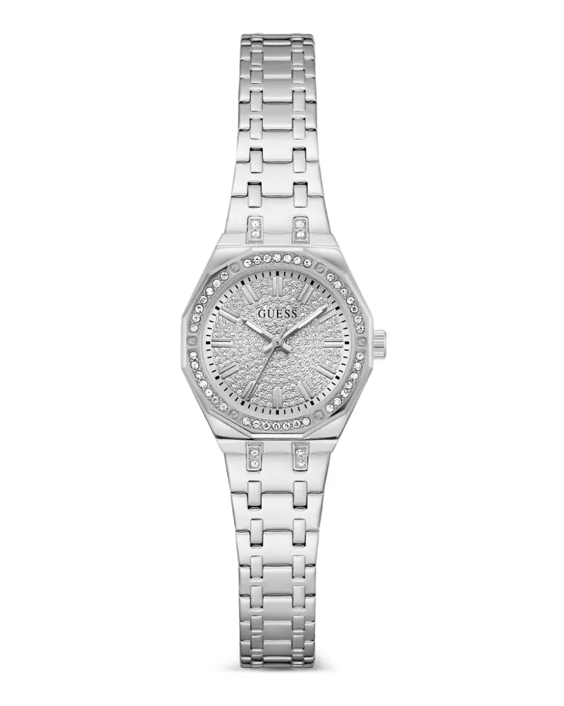 Guess Pixie Armbanduhr mit Kristallen 22mm - Silber Silber