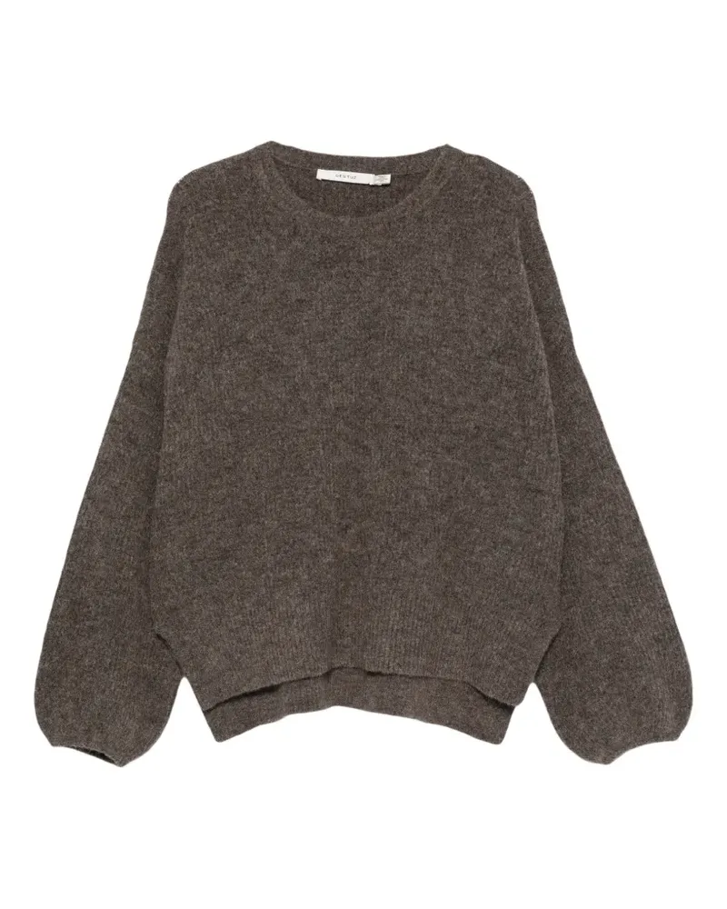 Gestuz Alpha Pullover mit Ballonärmeln - Braun Braun