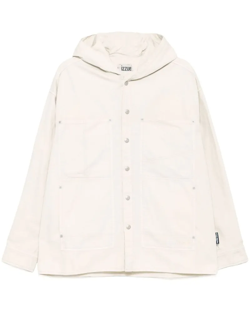 Izzue Hemdjacke mit Kapuze - Grau Grau