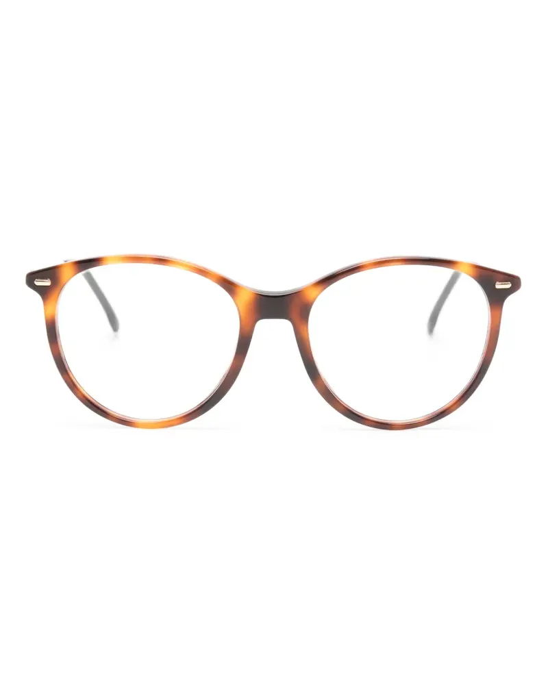 Carrera Runde Brille in Schildpattoptik - Braun Braun