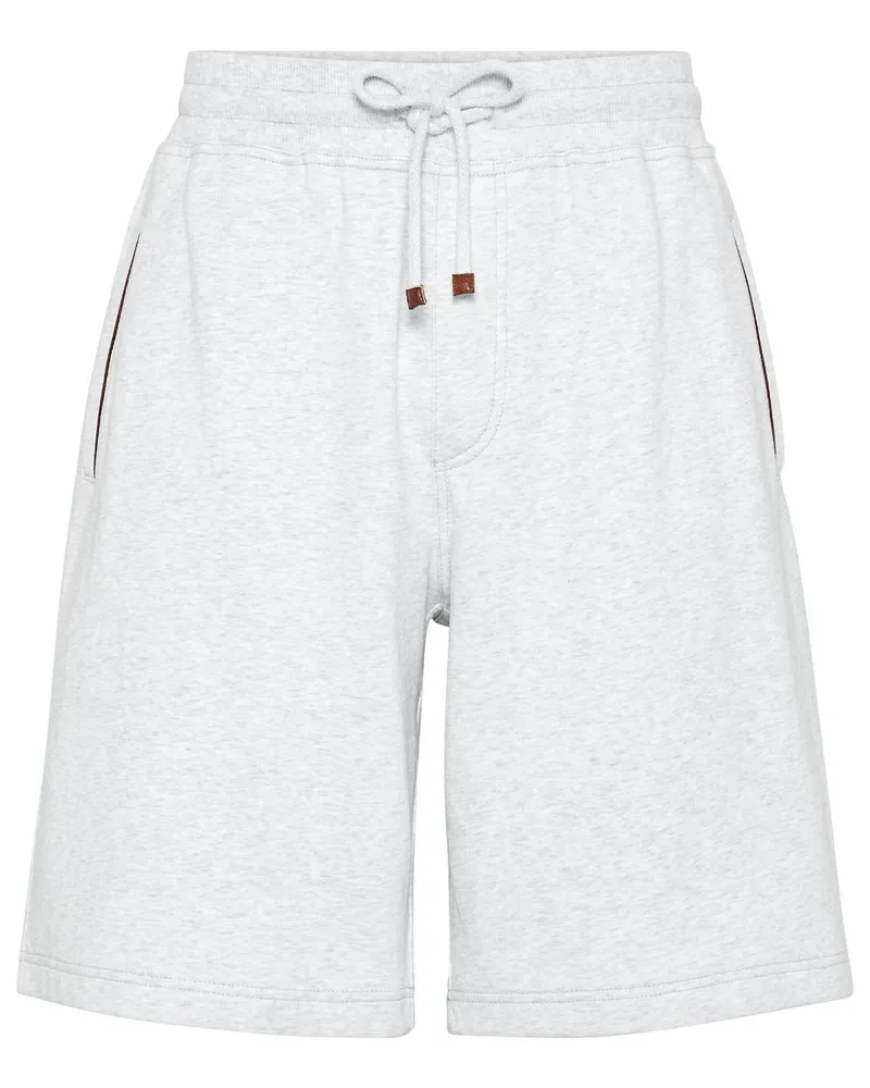 Brunello Cucinelli Shorts mit Kordelzug - Grau Grau