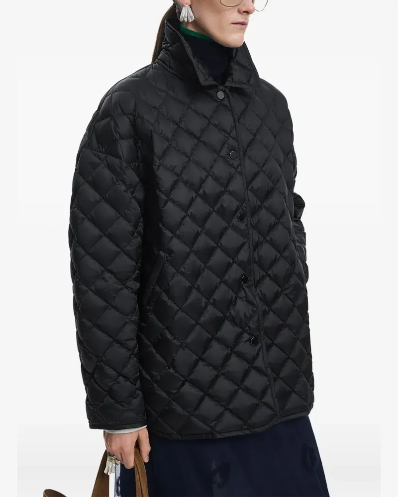 JNBY Gesteppte Oversized-Jacke - Schwarz Schwarz