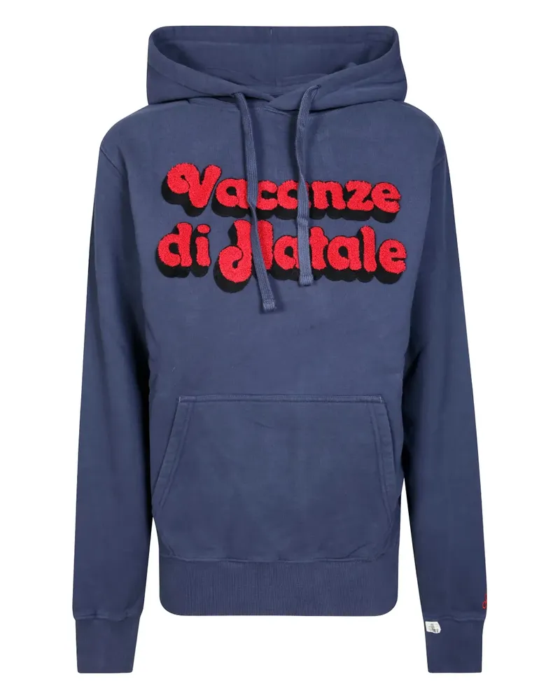 MC2 Saint Barth Tribeca Hoodie mit Applikation - Blau Blau