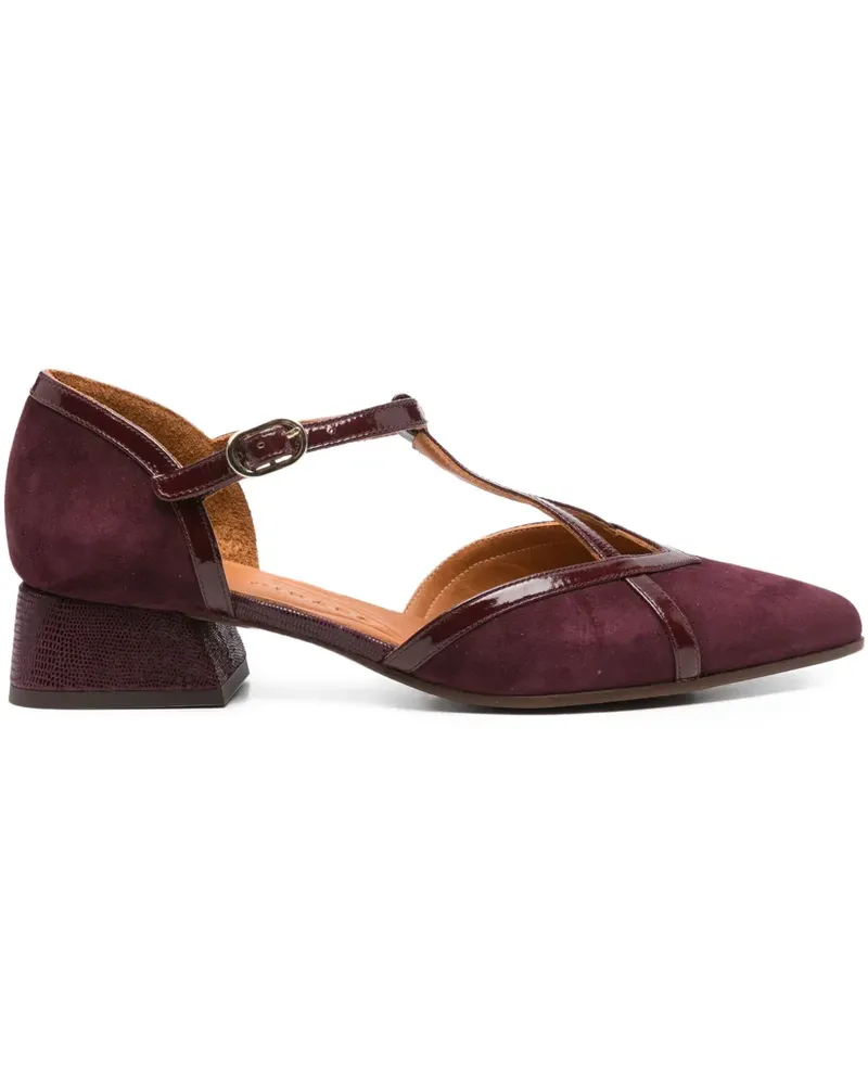 Chie Mihara 25mm Hidrow T-bar pumps - Rot Rot