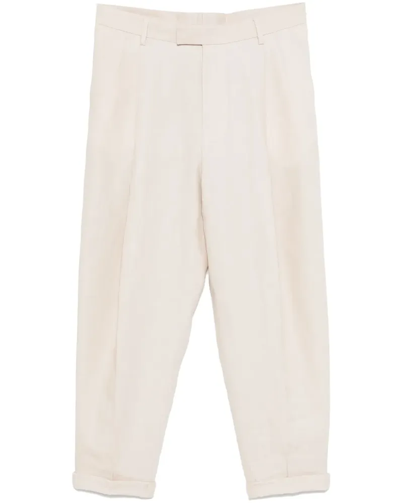 Dolce & Gabbana Hose aus Leinen - Nude Nude