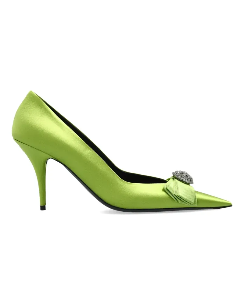 Balenciaga Avenue Pumps mit Schleifendetail - Grün Grün