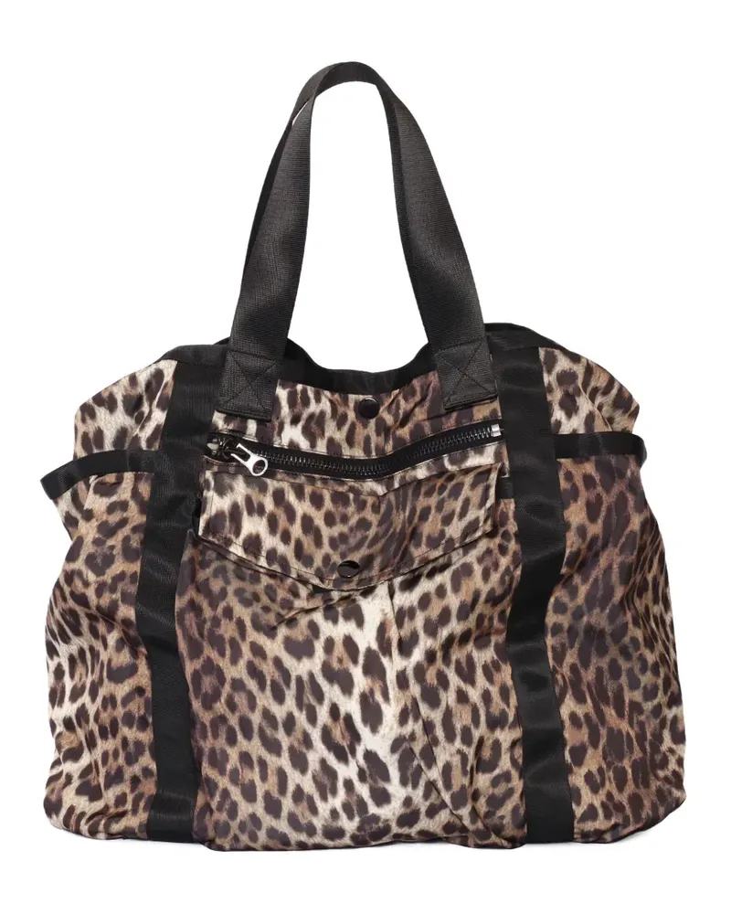 P.A.R.O.S.H. Handtasche mit Print - Braun Braun