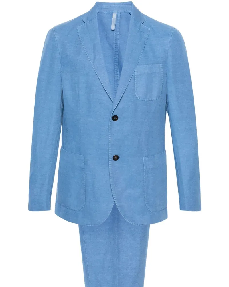 Incotex Einreihiger Anzug - Blau Blau