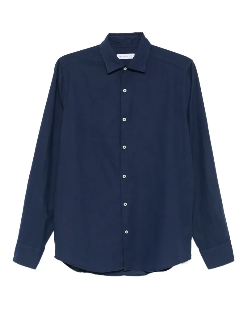 Manuel Ritz Klassisches Hemd - Blau Blau