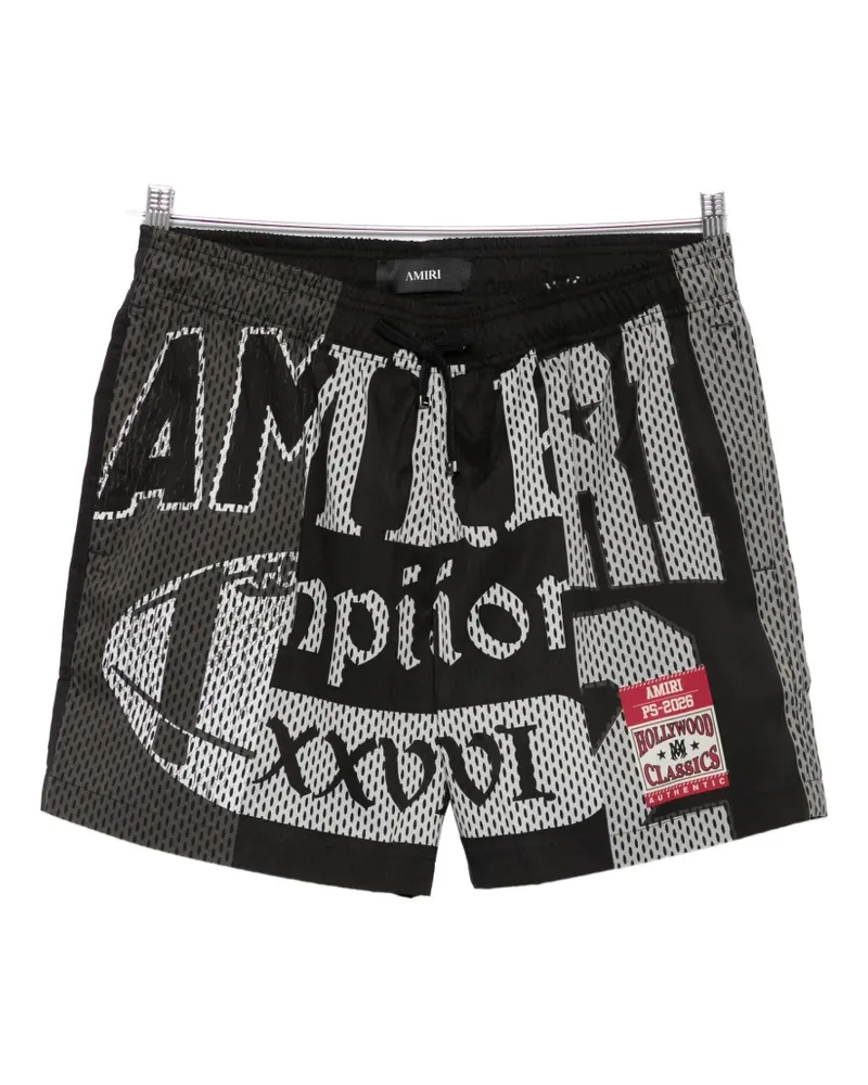 Amiri print drawstring swim shorts - Schwarz Schwarz