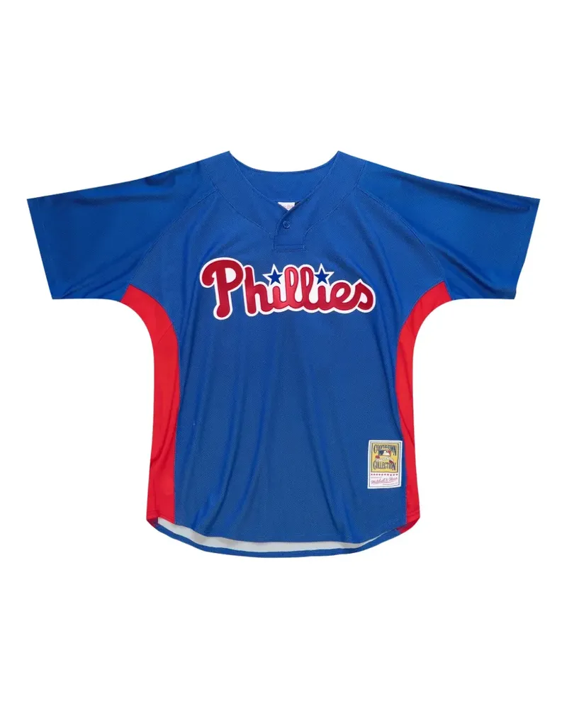 Mitchell & Ness 2010 Philadelphia Phillies Oberteil - Blau Blau