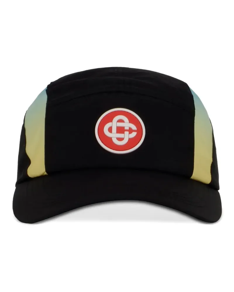 Casablanca Paris logo-patch baseball cap - Schwarz Schwarz
