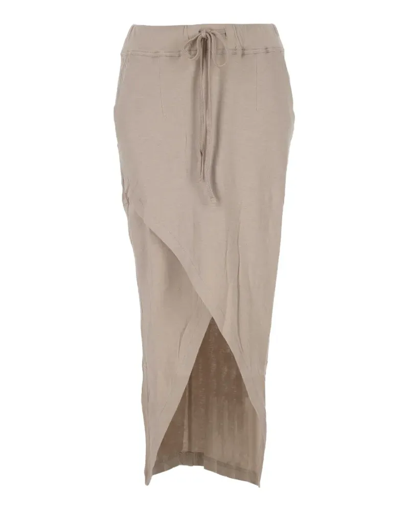 THOM KROM front crossed maxi skirt - Nude Nude