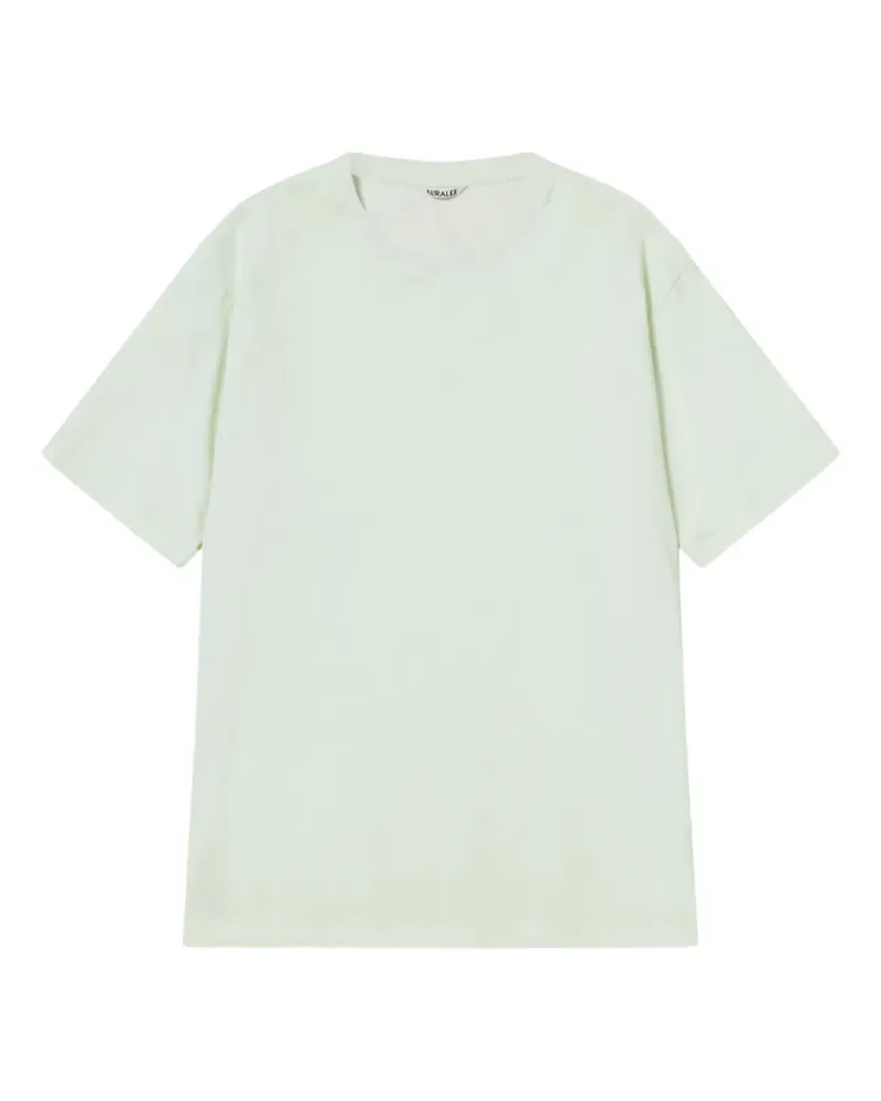 AURALEE T-Shirt aus Pima-Baumwolle - Grün Grün