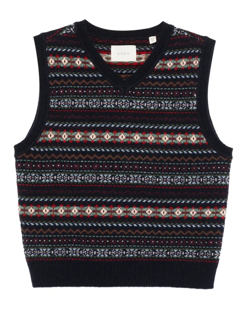 DÔEN Vincent vest - Blau Blau