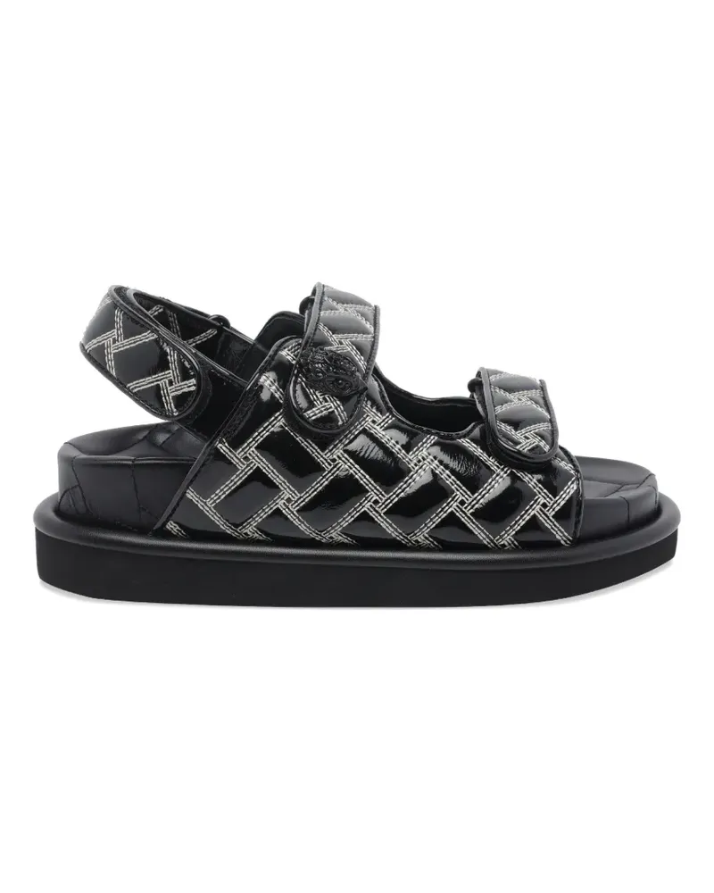 Kurt Geiger Orson patent leather sandals - Schwarz Schwarz