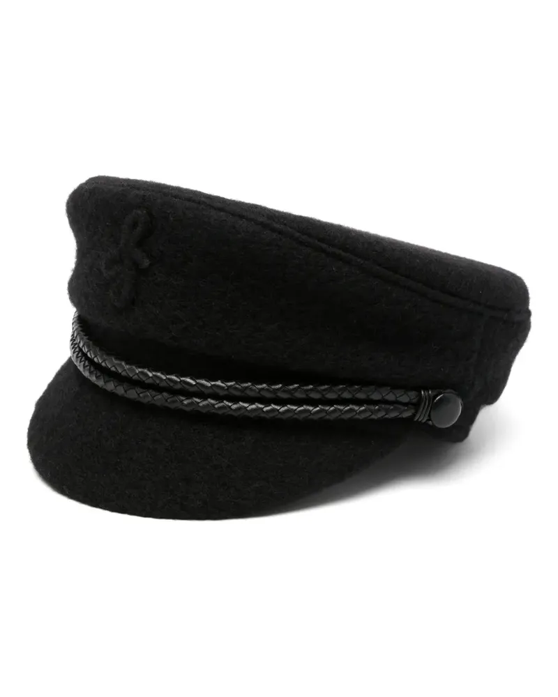 RUSLAN BAGINSKIY Hut mit Monogramm - Schwarz Schwarz