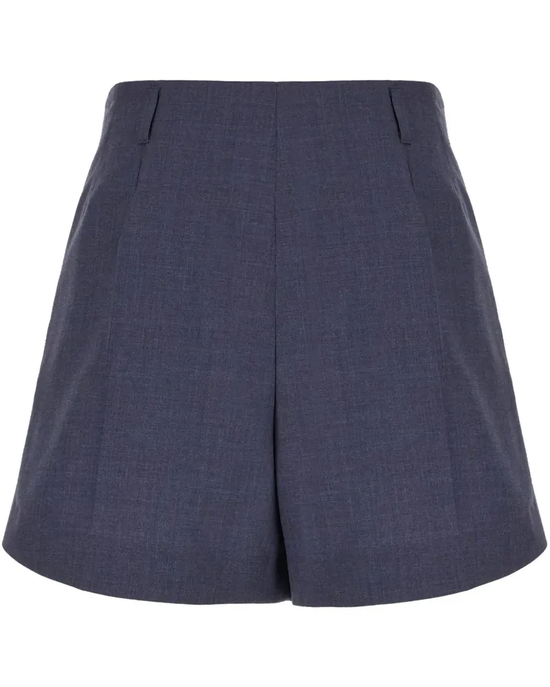 Givenchy Hoch sitzende Shorts - Blau Blau