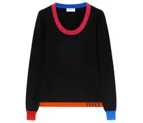 Pullover in Colour-Block-Optik