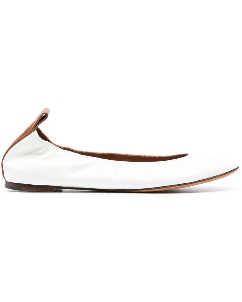 Lanvin Klassische Ballerinas - Weiß Weiß