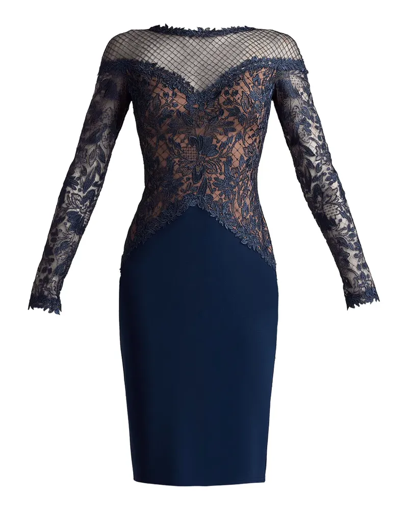 Tadashi Shoji Lisette lace dress - Blau Blau