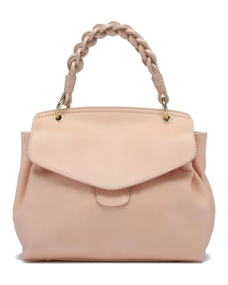 Officine Creative Italia Schultertasche mit Flechtriemen - Rosa Rosa