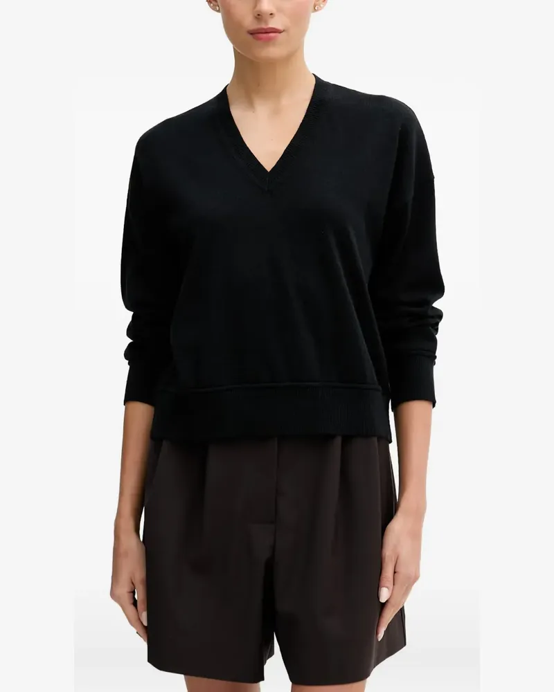 Benetton V-neck sweater - Schwarz Schwarz